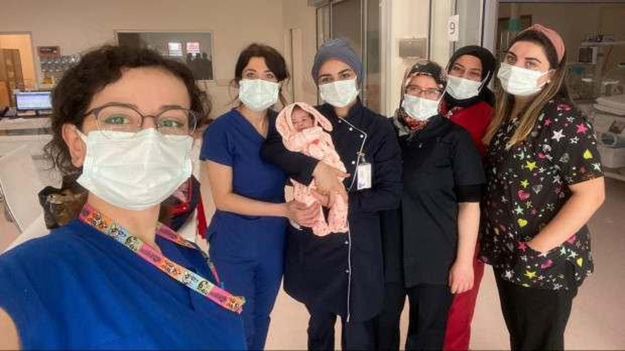 Erzurum'da Afgan annenin hastanede bıraktığı bebeğe sağlıkçılar sahip çıktı