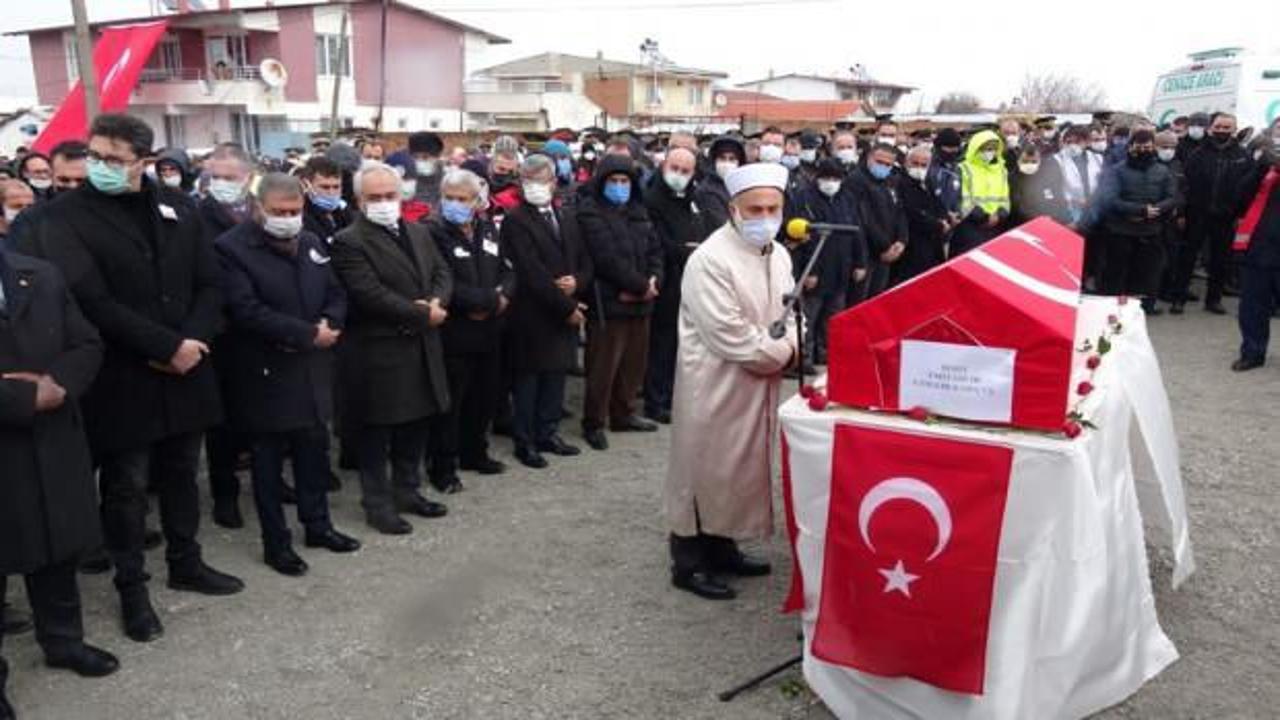 Gara şehidi Uzman &Ccedil;avuş &Uuml;mit Gıcır, Balıkesir'de son yolculuğuna uğurlandı