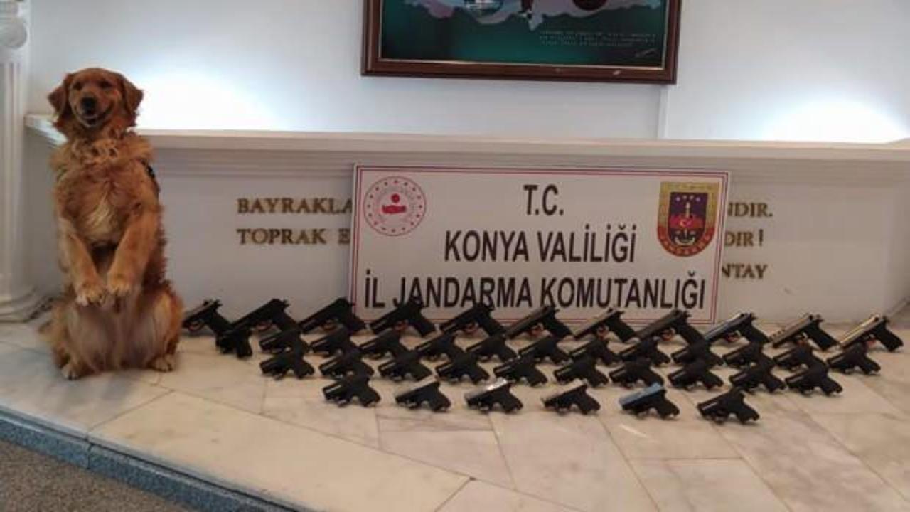 Konya'da silah kaçakçılığı operasyonu: 39 tabanca ele geçirildi, 5 şüpheli tutuklandı