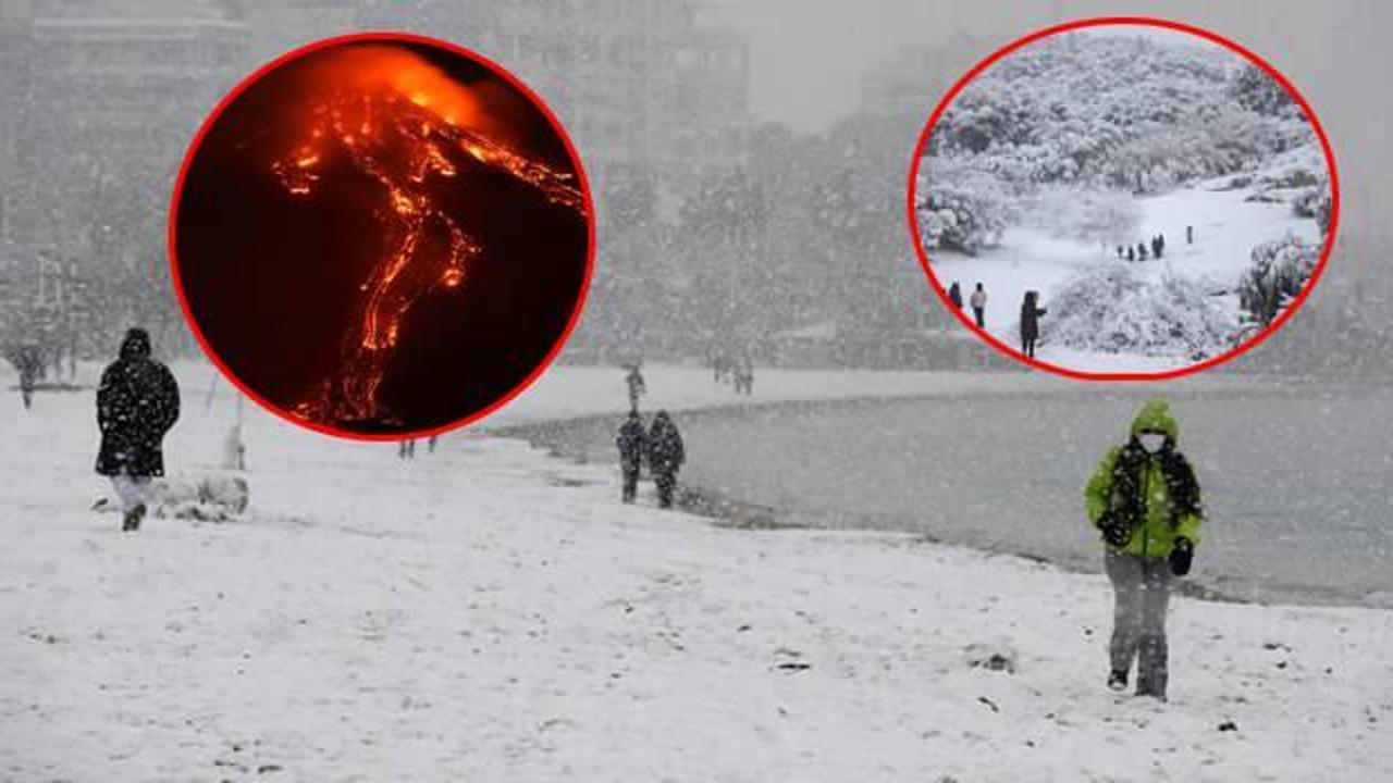 Kar yağışı Türkiye'yi çok fena vurdu! ABD'de de onlarca ölü var