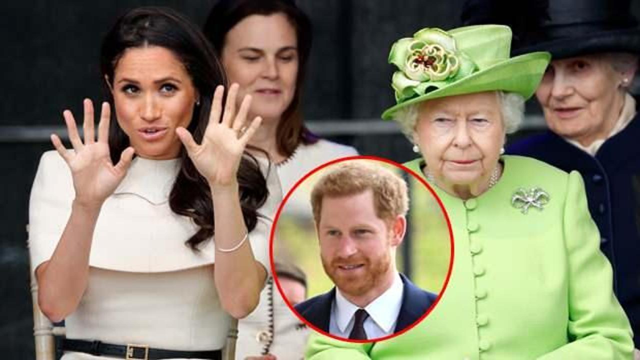 Prens Harry ve eşi Meghan'dan Kraliçe Elizabeth'e büyük şok