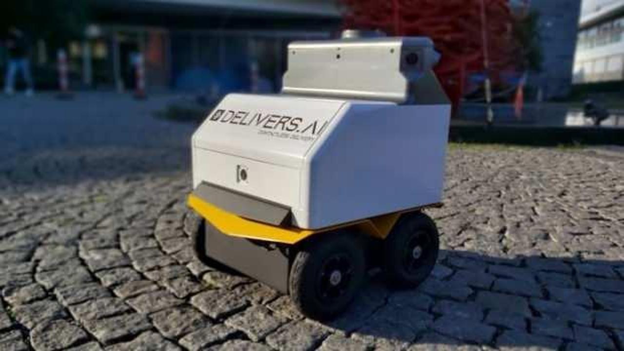 Türk kurye robotlar Dubai yolcusu! Avrupa'nın ilk teslimat robotu