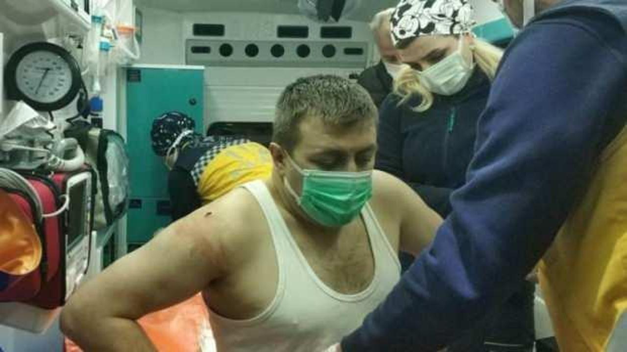 5 lira vermeyen güvenlik görevlisini bıçaklayarak hastanelik etti