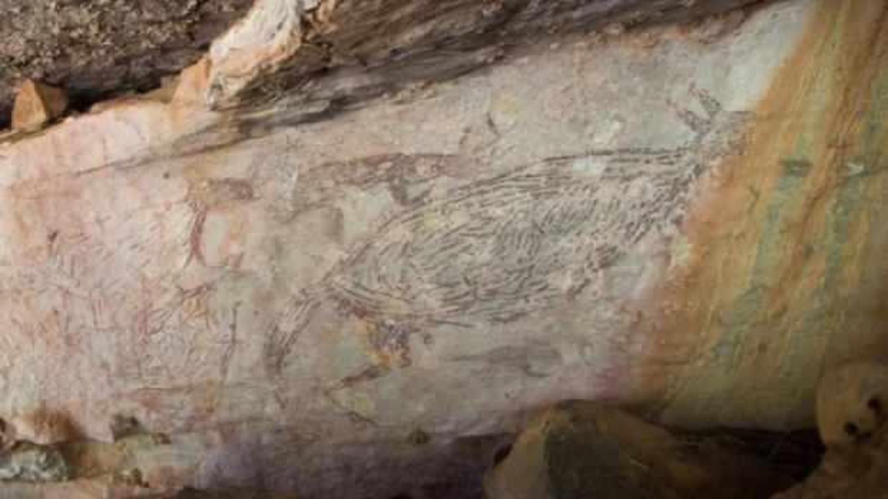 Avustralya'da 17 bin 300 yıllık kaya resmi bulundu