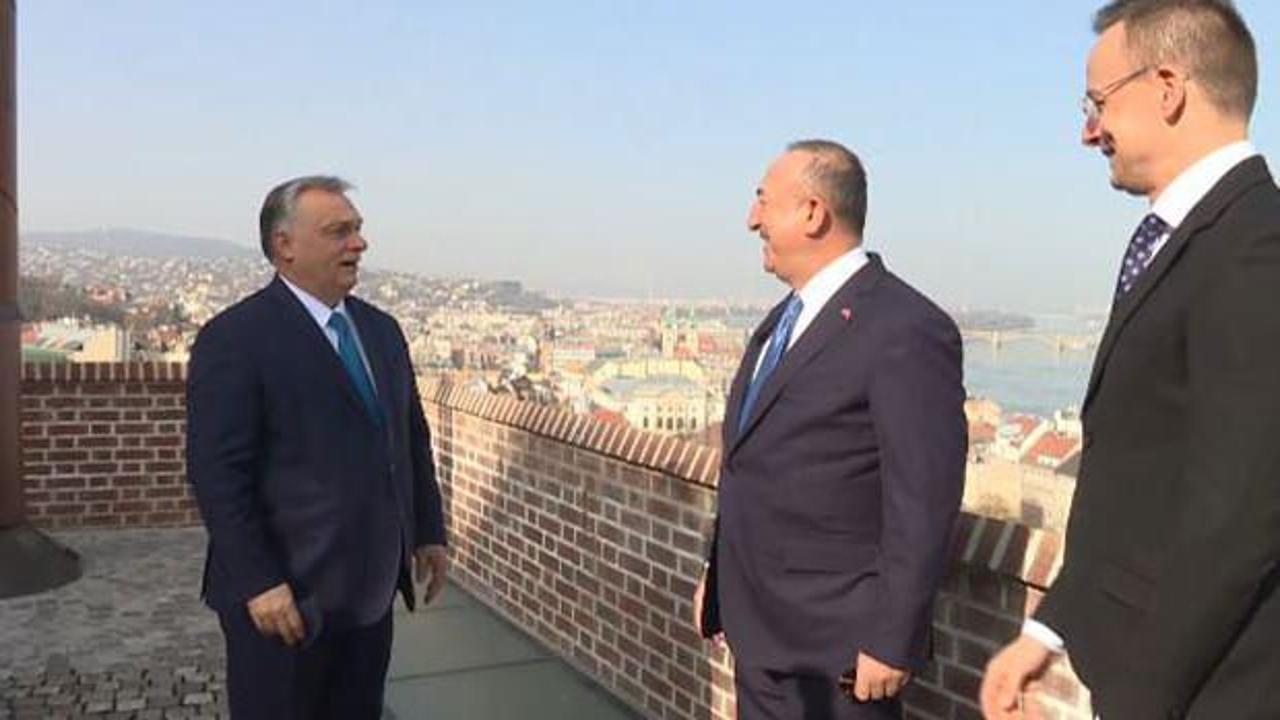 Bakan Çavuşoğlu, Macaristan Başbakanı Orban ile görüştü
