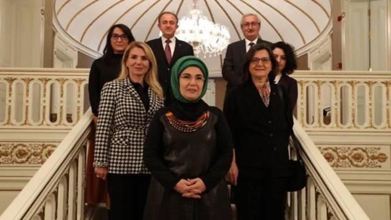 Emine Erdoğan TEMA Vakfı heyetiyle bir araya geldi