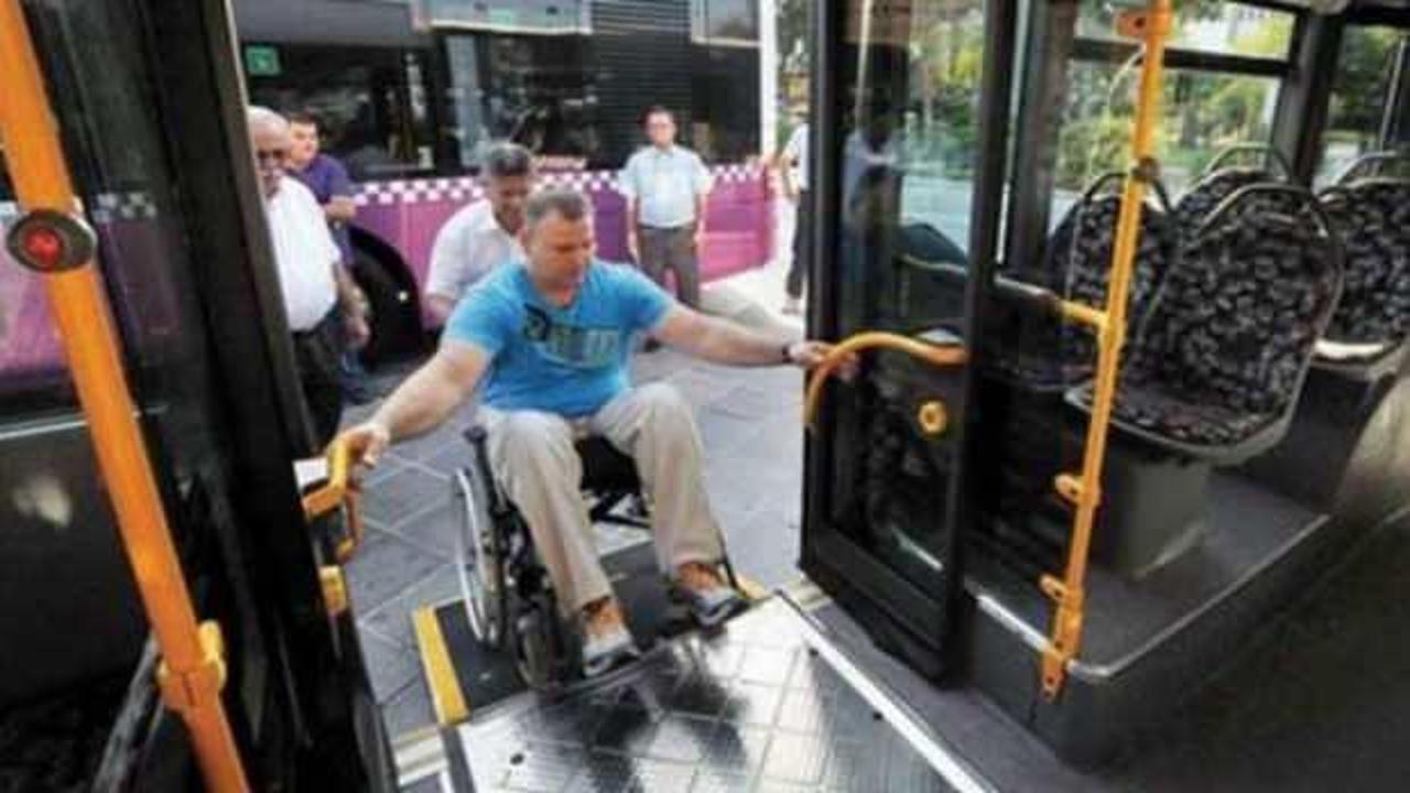Toplu taşımaya ‘engelli’ ayarı