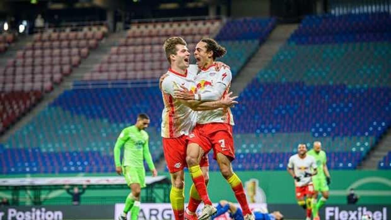 Almanya Kupası'nda Leipzig ve Holstein Kiel yarı finale yükseldi