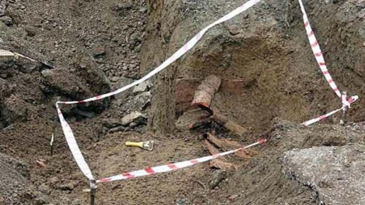 Alt yapı &ccedil;alışmasında insan kemikleri bulundu