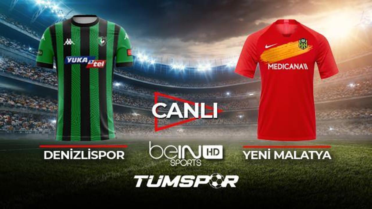 Denizlispor Yeni Malatyaspor maçı BeIN Sports Canlı İzle! | Denizli Malatya canlı skor takip
