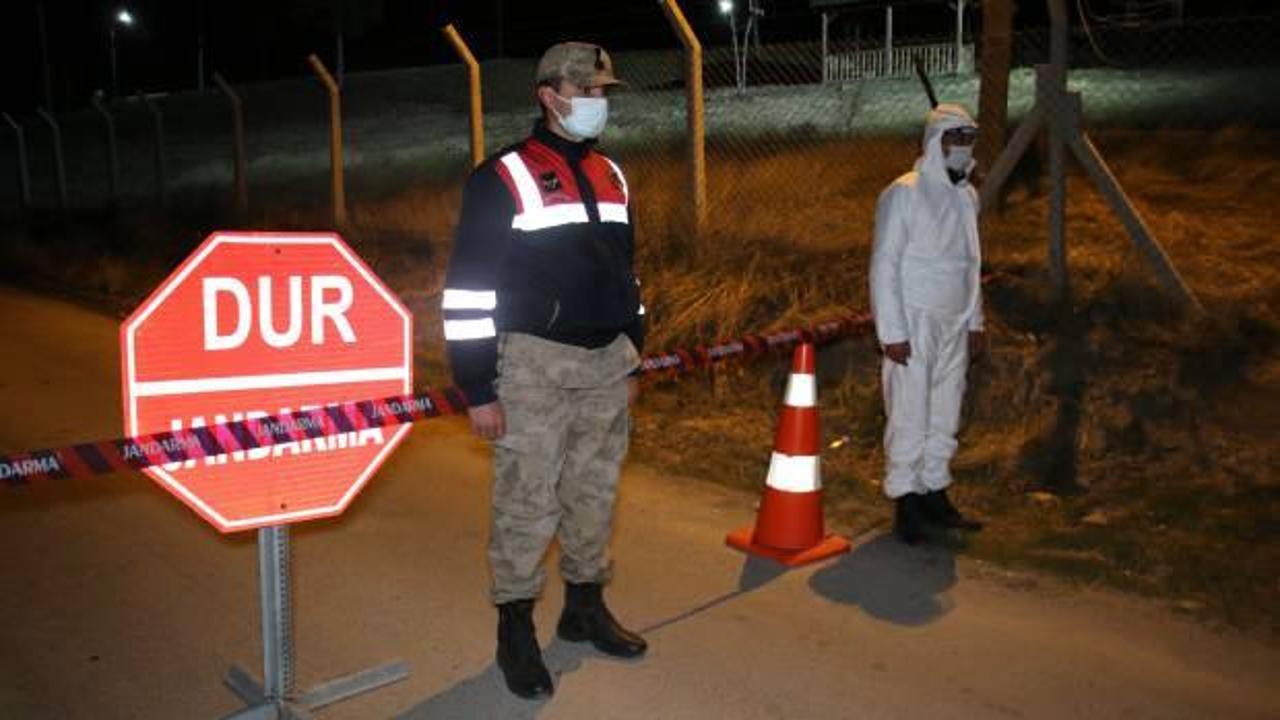 Erzurum'da Kovid-19 nedeniyle bir köy karantinaya alındı