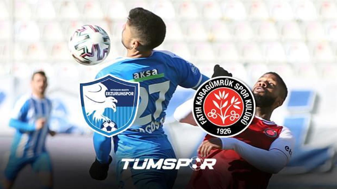 Erzurumspor Fatih Karagümrük maçı BeIN Sports geniş özeti ve golleri! | Erzurum 2-2 Karagümrük