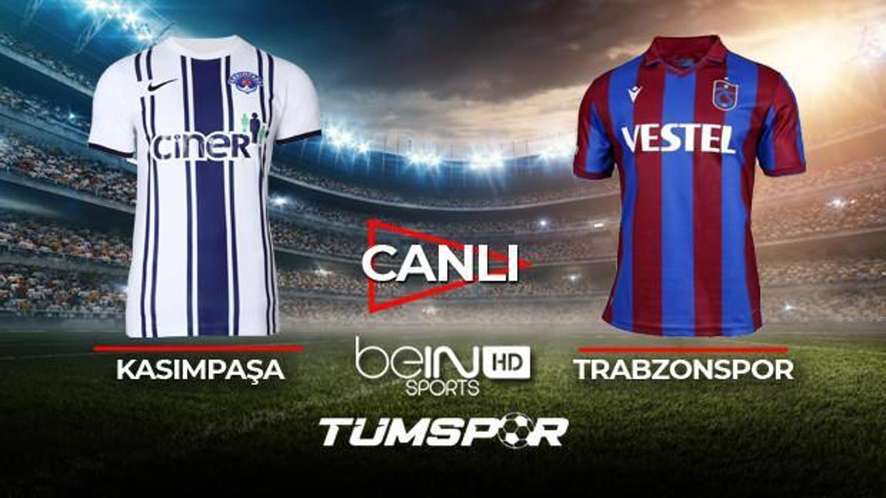 Kasımpaşa Trabzonspor maçı canlı izle | BeIN Sports Kasımpaşa TS maçı şifresiz canlı skor takip
