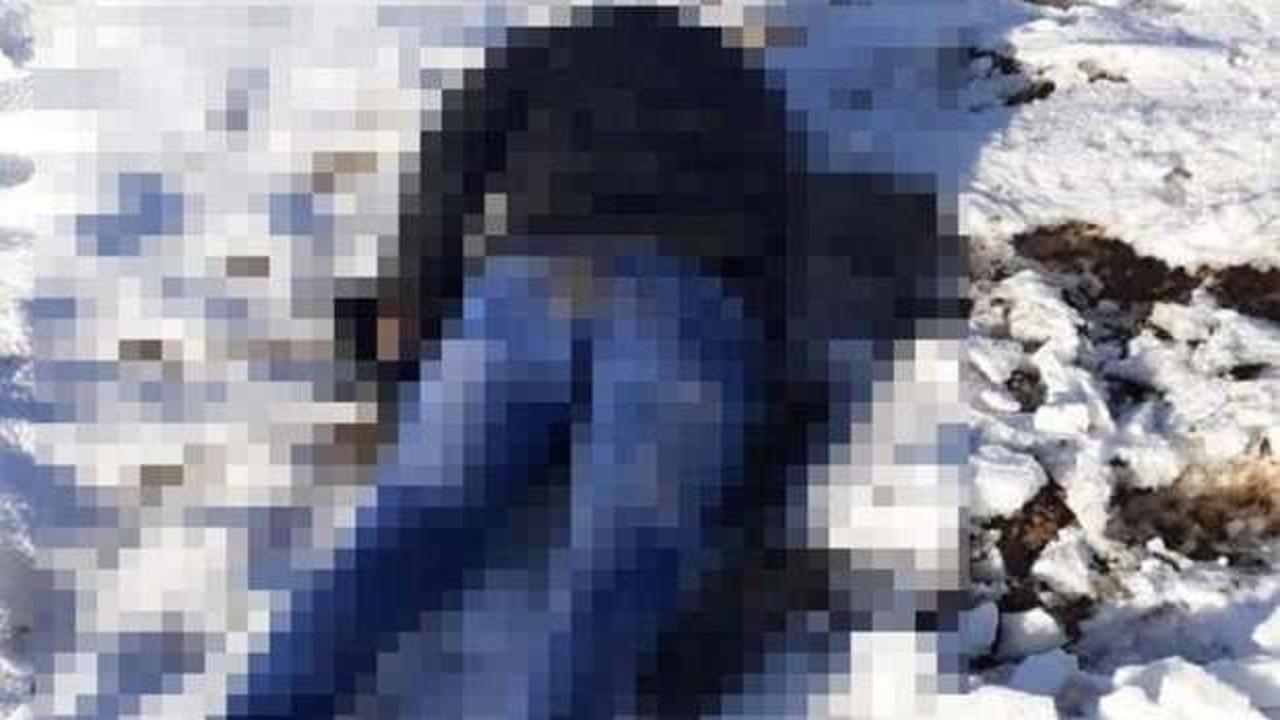 Sınırda donmuş erkek cesedi bulundu!