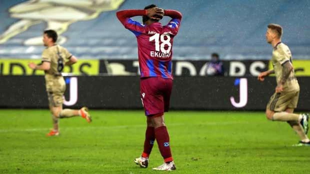 Trabzonspor'da 10 maçlık seri bitti!