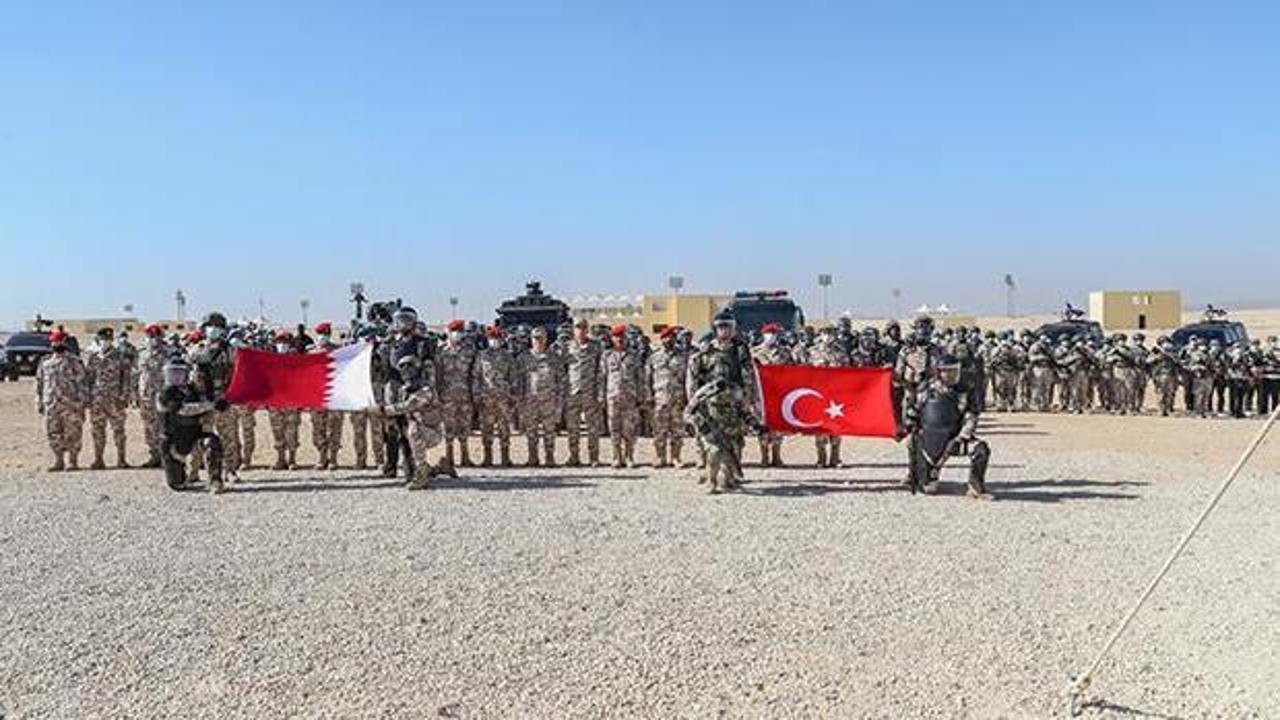 Türk ve Katar silahlı kuvvetlerinden ortak tatbikat 