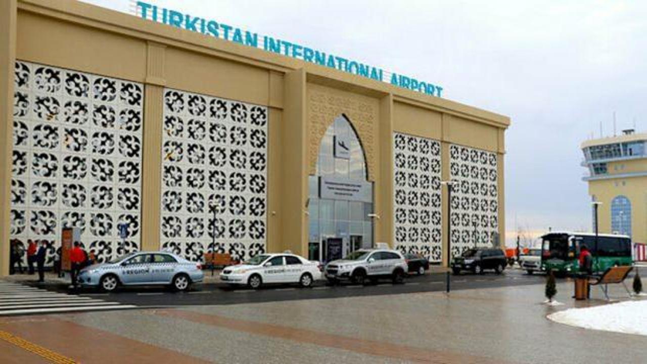 Türkistan'dan ilk uluslararası uçak seferi Türkiye'ye