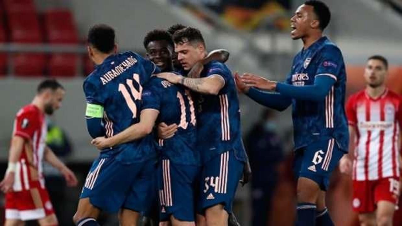 Arsenal deplasmanda avantajı kaptı