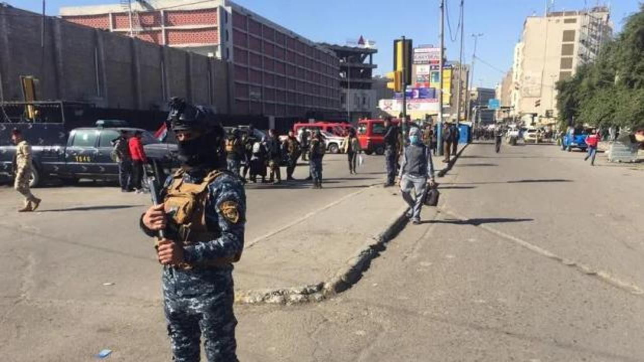 Bağdat’ta çöp konteynerinde el bombası patladı: 8 yaralı