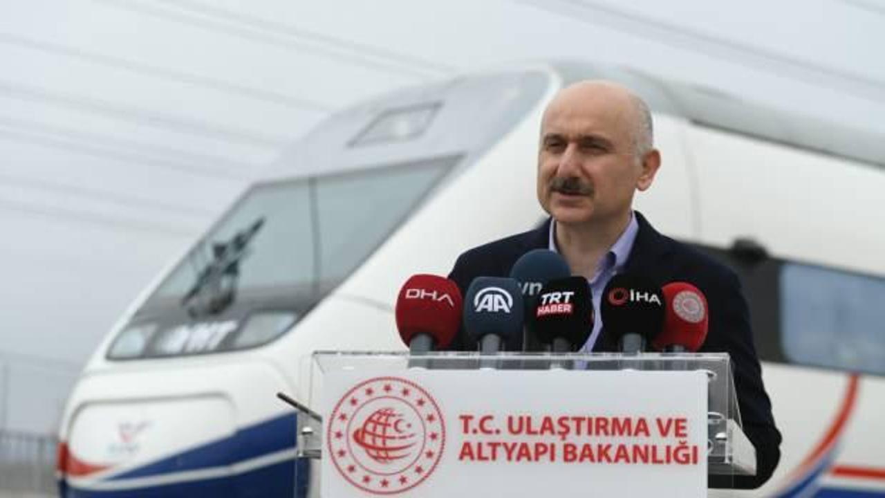 Bakan açıkladı! Ankara-Sivas hızlı treni Haziran'da hizmete giriyor