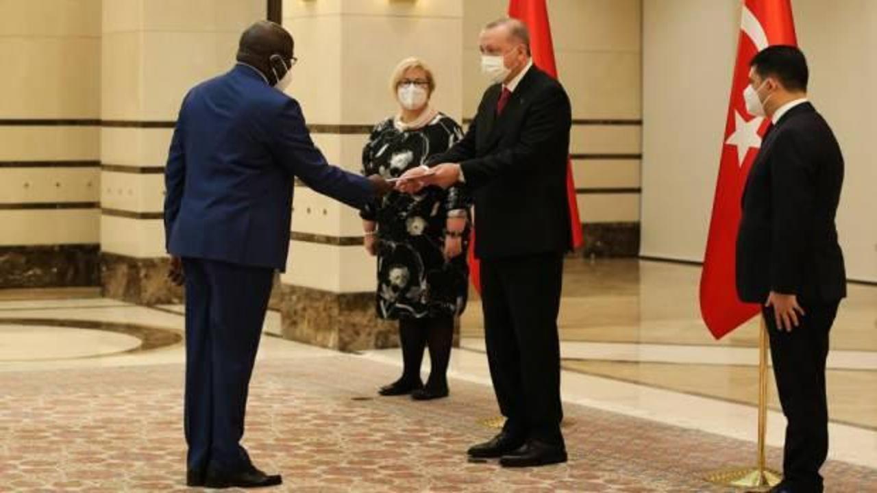 Cumhurbaşkanı Erdoğan, Senegal Büyükelçisini kabul etti
