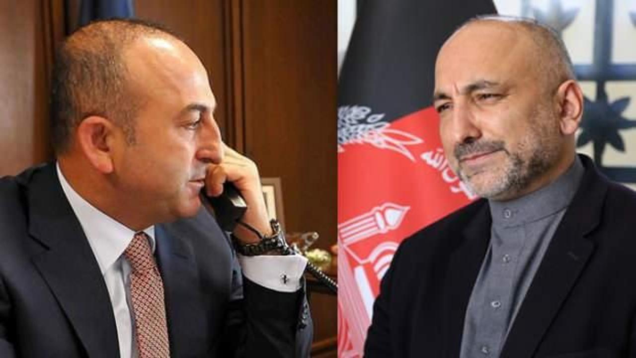 Dışişleri Bakanı Çavuşoğlu, Afgan mevkidaşı Hanif Atmar ile telefonda görüştü