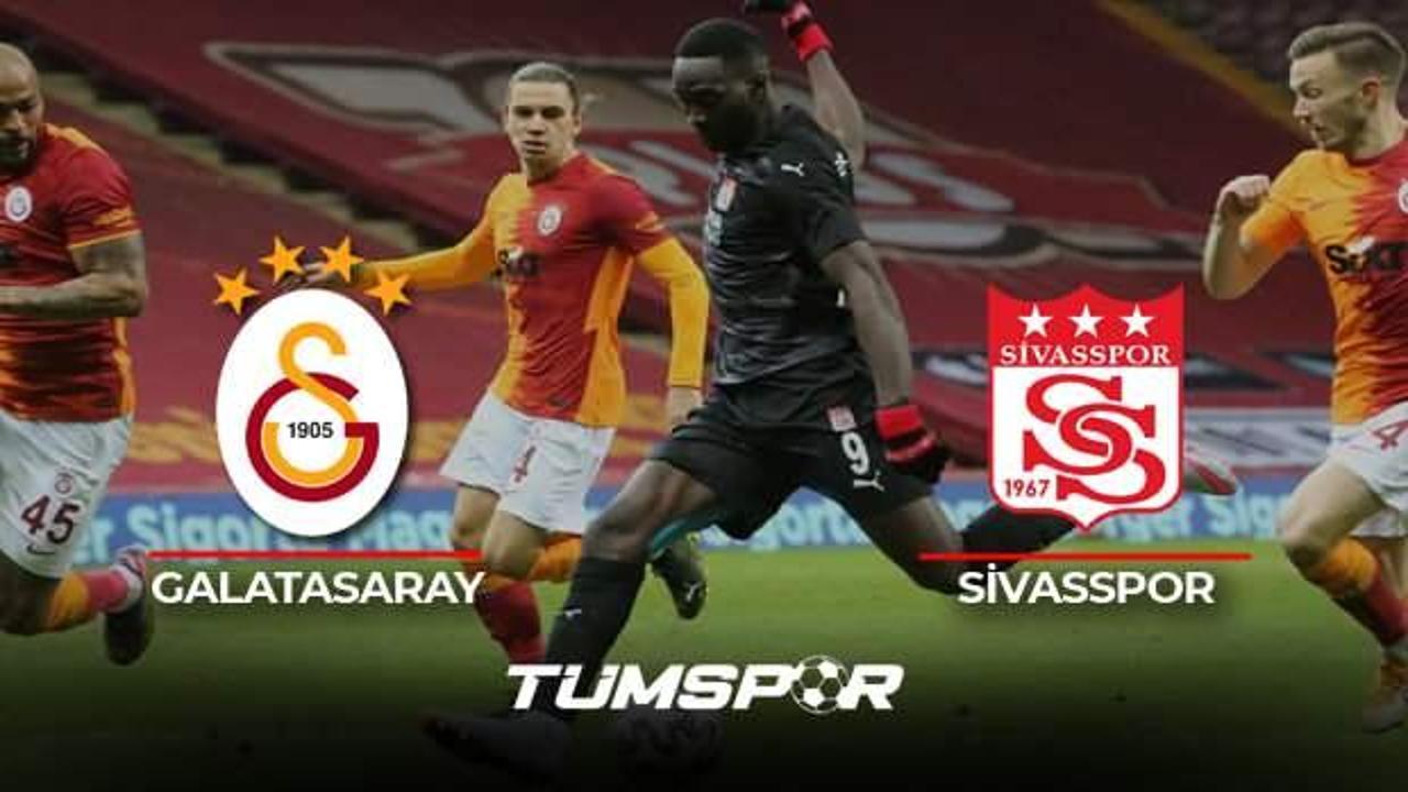 Galatasaray Sivasspor maçı geniş özeti ve golleri (BeIN Sports) | Yiğido'dan Aslan'a çelme!