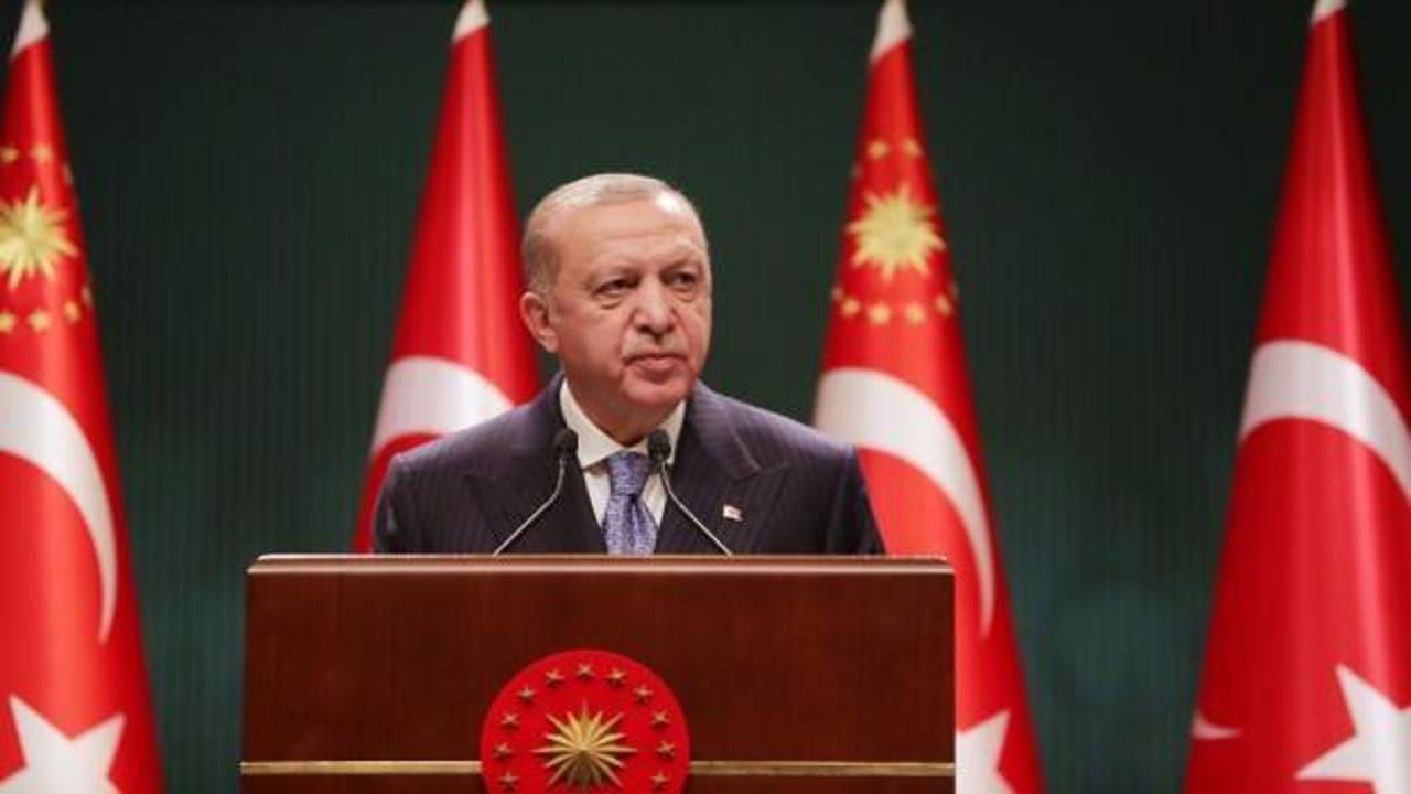 Cumhurbaşkanı Erdoğan'dan 'kısa çalışma ödeneği' açıklaması
