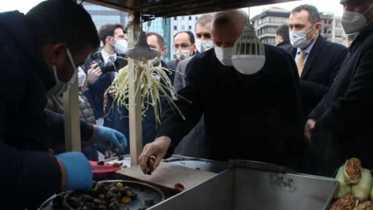 Cumhurbaşkanı Erdoğan'ın Taksim'de alışveriş yaptığı seyyar satıcı konuştu
