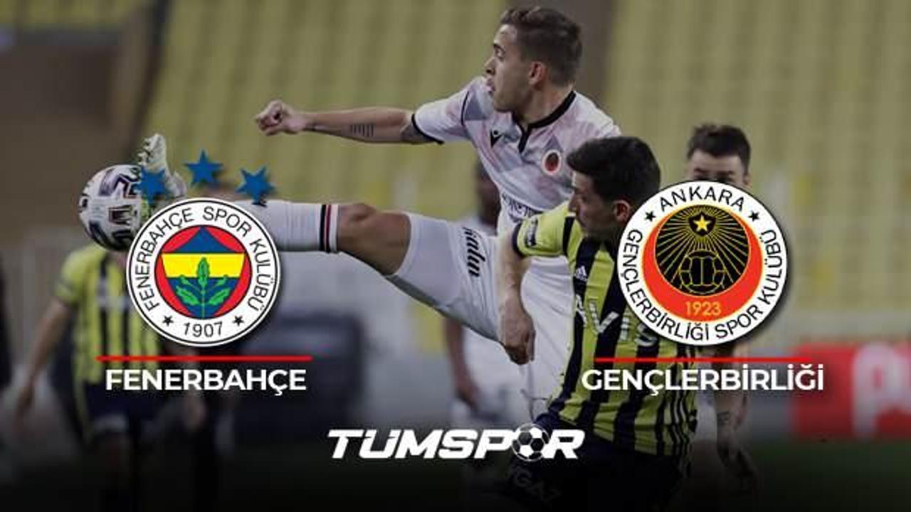 Fenerbahçe Gençlerbirliği maçı geniş özeti ve golleri! (BeIN Sports) | Kanarya evinde kayıp!