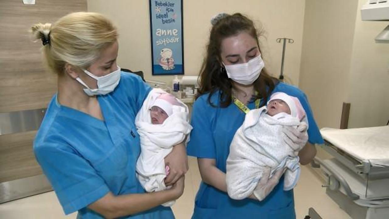 Koronavirüslü anneden koronalı doğan prematüre ikiz bebekler 2 ay sonra annelerine kavuştu!