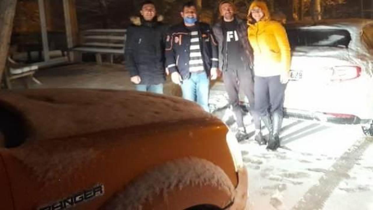 Yaylada kar nedeniyle mahsur kalan 3 kişi kurtarıldı