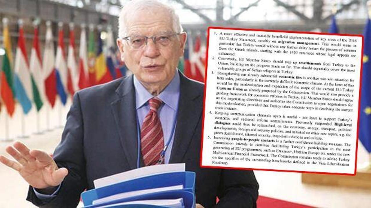 Borrell'in hazırladığı Türkiye raporu AB Zirvesi'nde liderlerine sunulacak