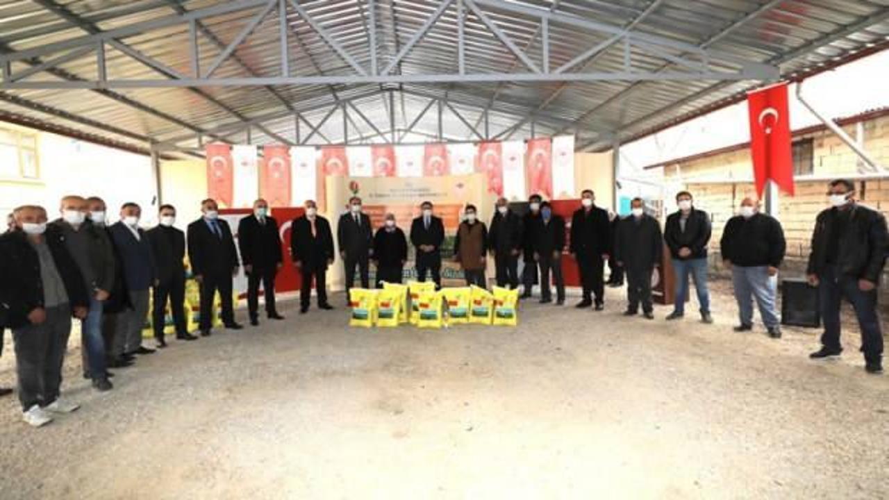 Amasya’da çiftçilere 20 ton yonca tohumu dağıtıldı