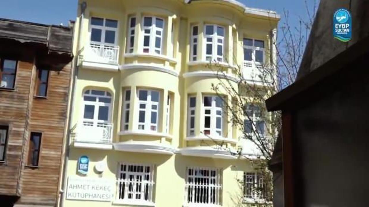 Eyüpsultan Belediyesi Ahmet Kekeç Kütüphanesi açılıyor