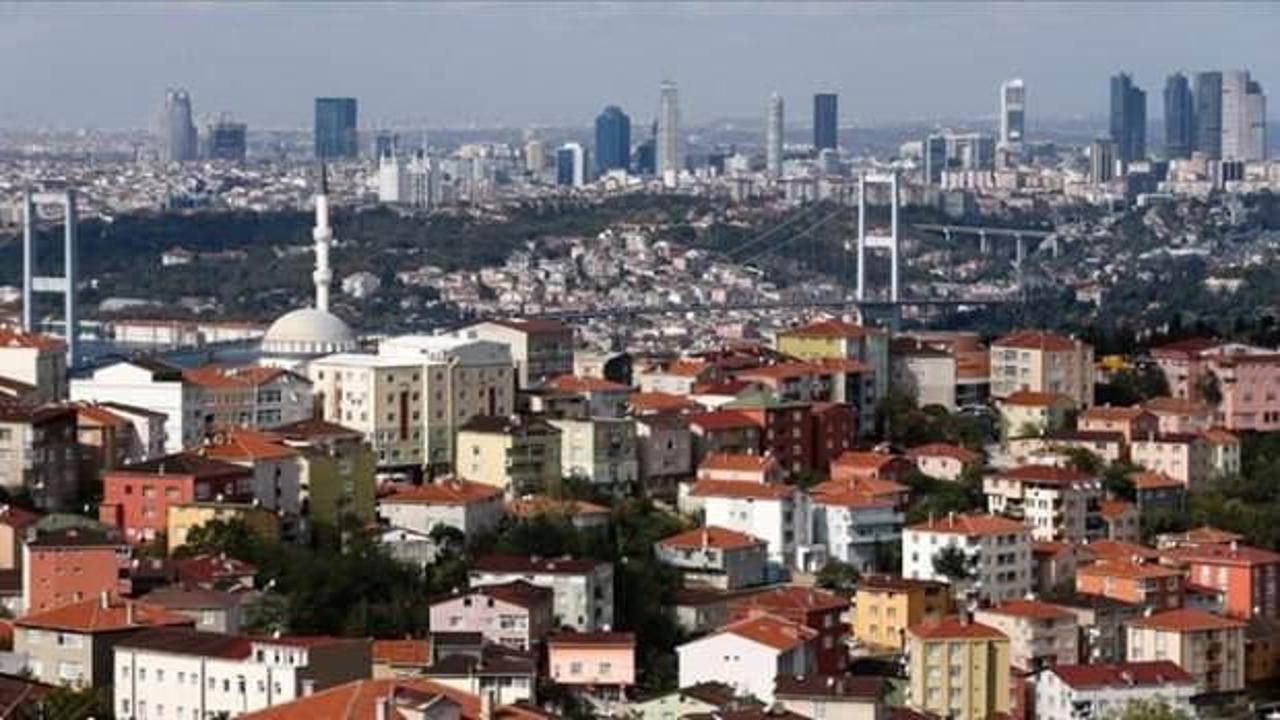 İstanbul'da 20 yaş üzeri 3,1 milyon konut var