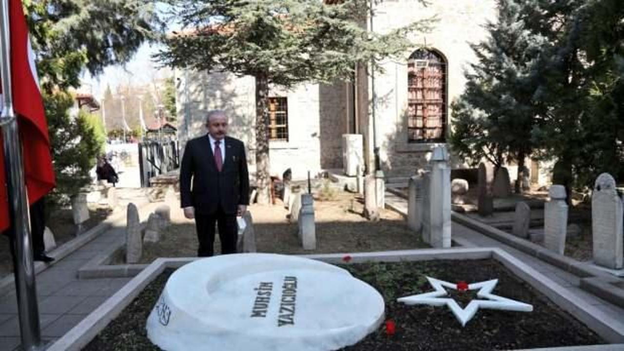 TBMM Başkanı Şentop, Muhsin Yazıcıoğlu'nu, vefatının 12'nci yılında andı