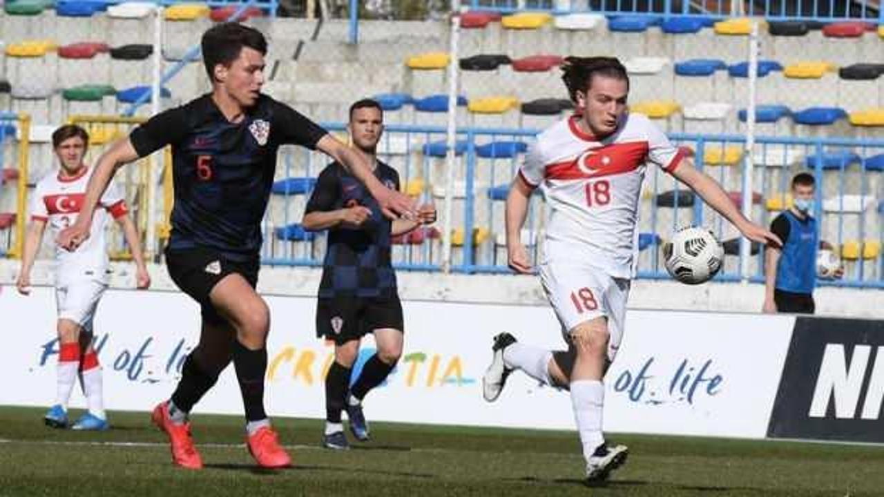 Ümit Milli Takımı, Hırvatistan'a 4-1 yenildi
