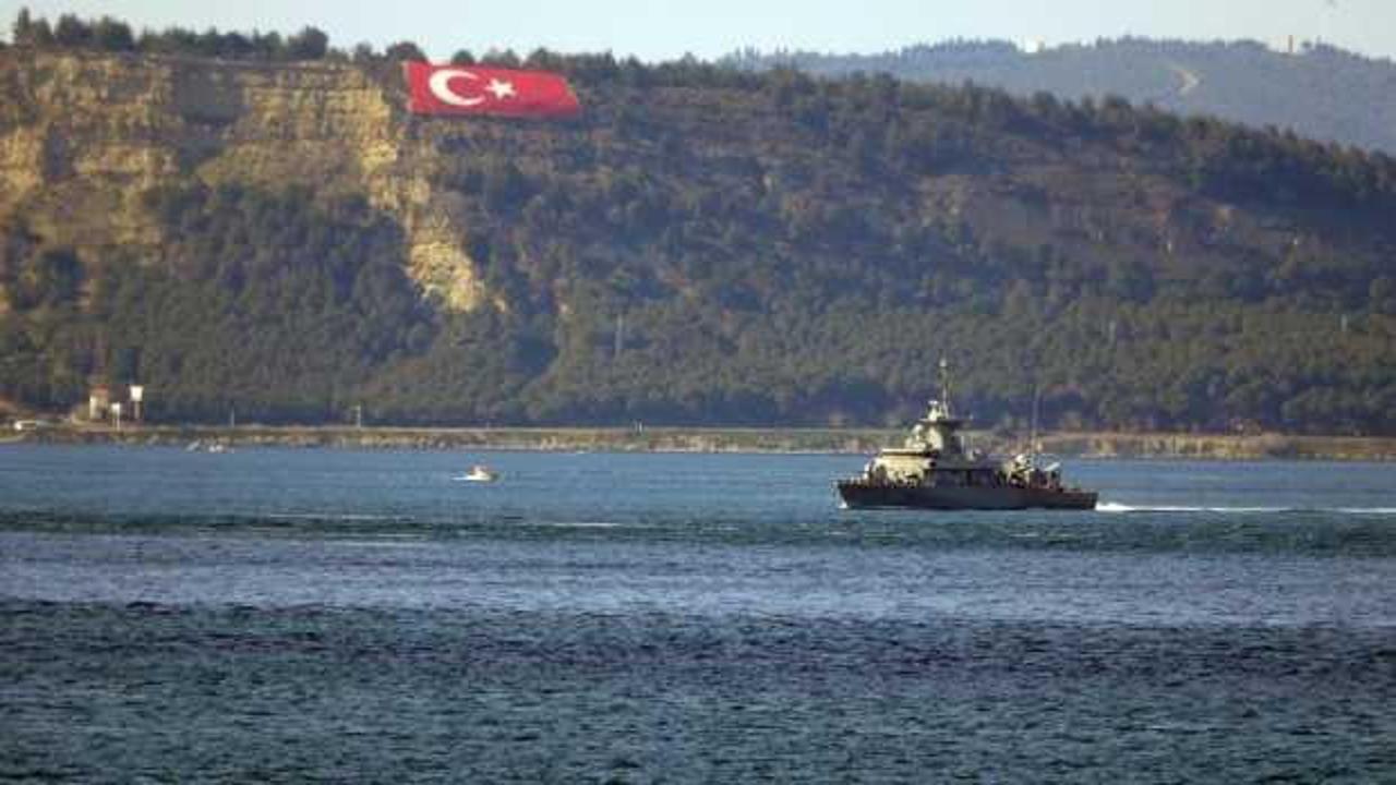 Yunan savaş gemisi, Çanakkale Boğazı’ndan geçti