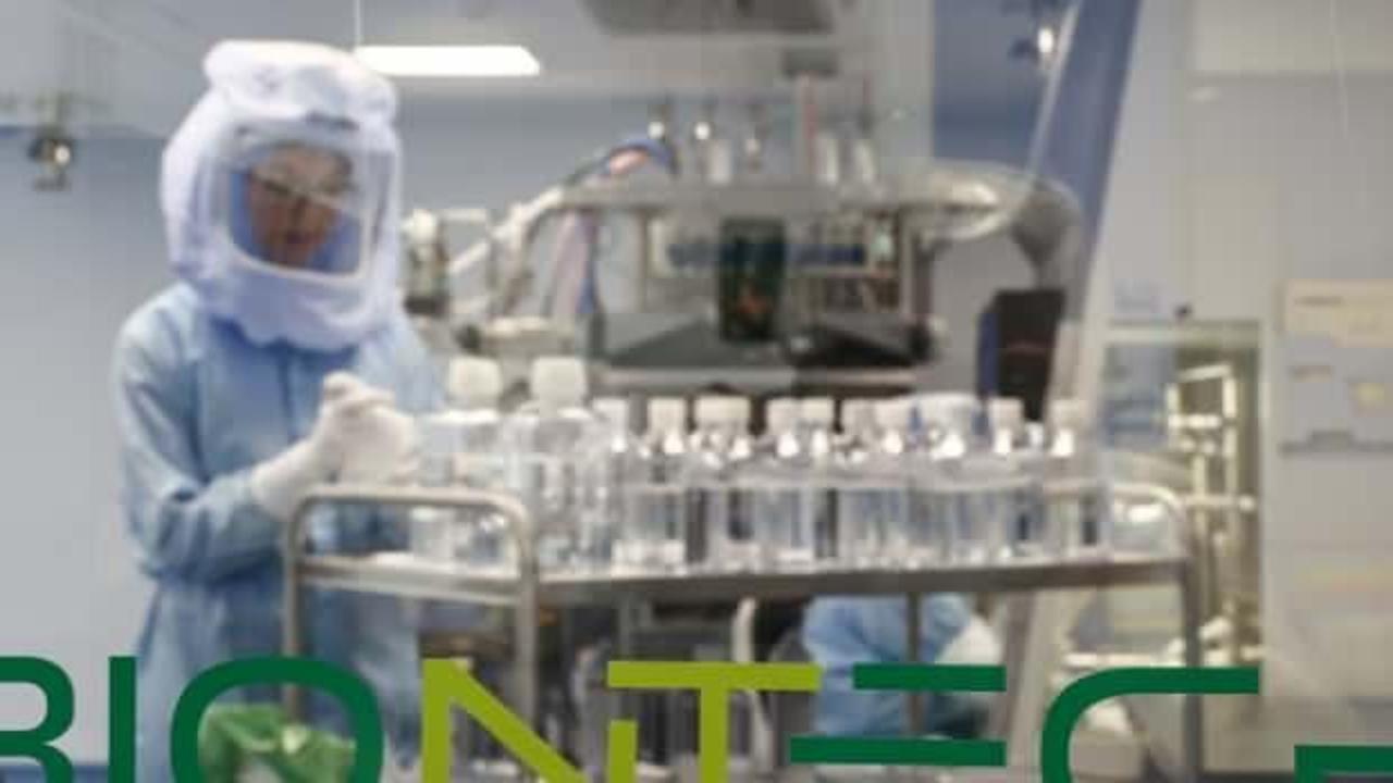 BioNTech' Kovid-19 aşısı üretim tesisinin kapıları gazetecilere açıldı
