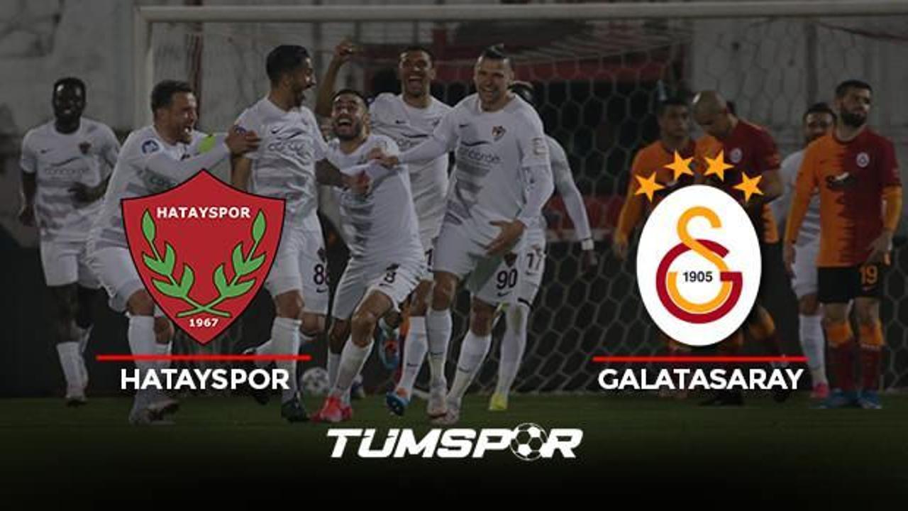 Hatayspor Galatasaray maçı geniş özeti ve golleri (BeIN Sports) | Aslan Hatay'da kayıp!
