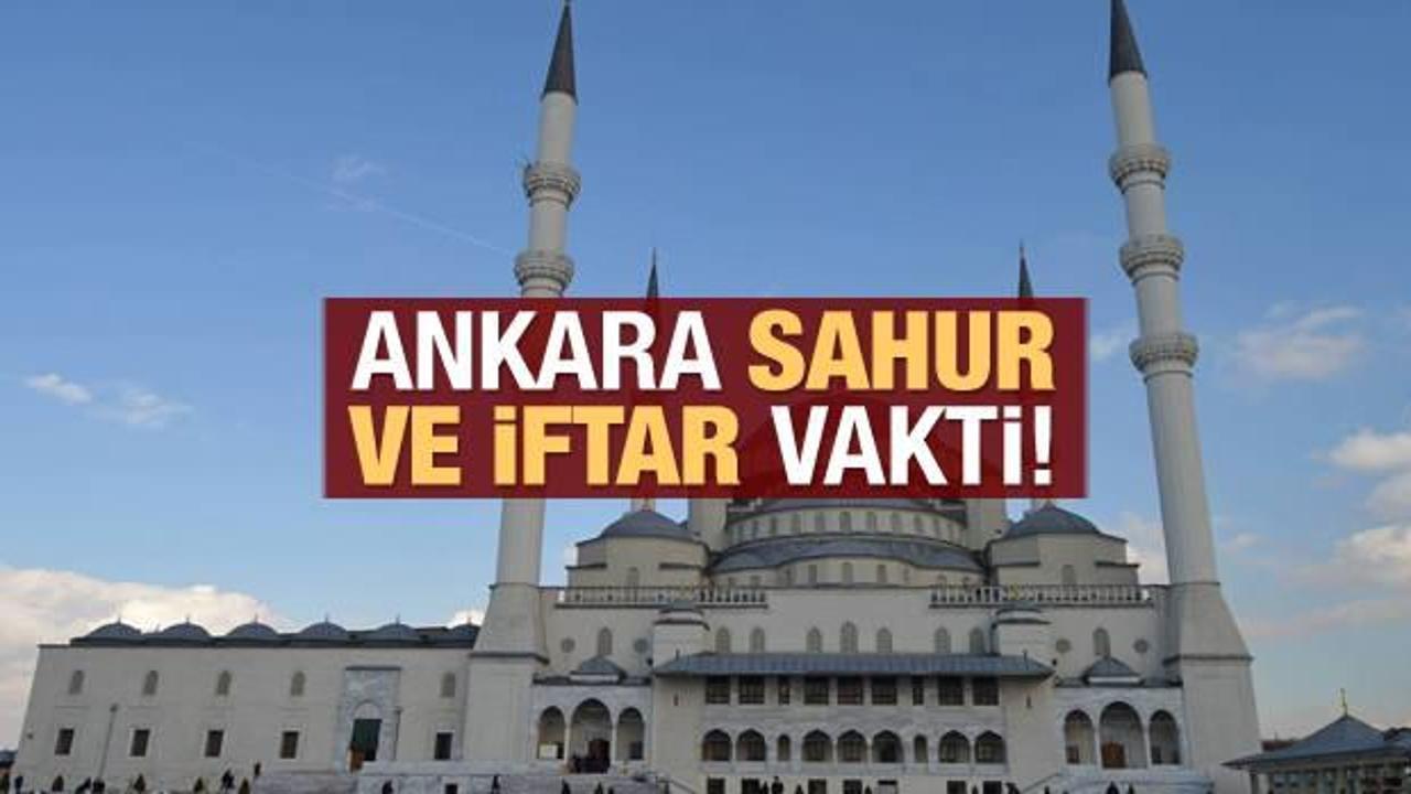 Ankara İmsakiye 2021: Diyanet Ankara sahur saatleri ve iftar vakti
