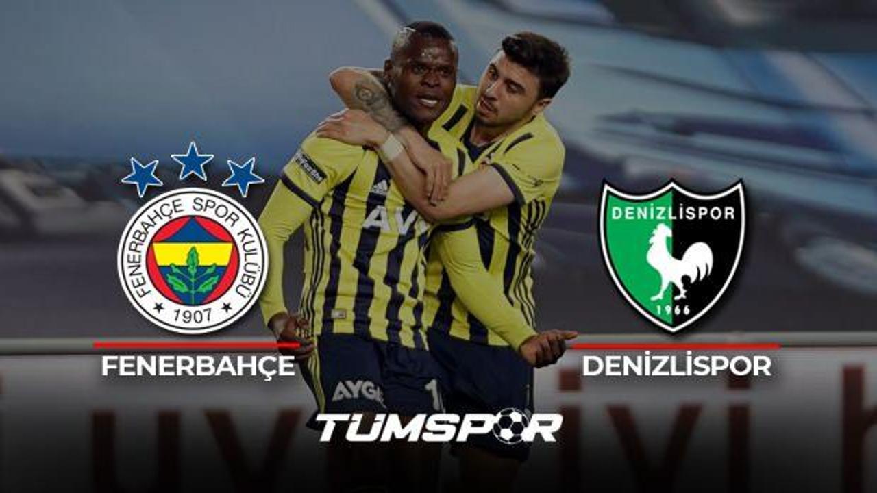 Fenerbahçe Denizlispor maçı geniş özeti ve golleri! (BeIN Sports) Kanarya evinde galip!