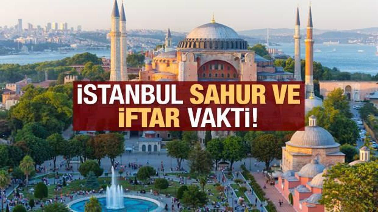 İstanbul İmsakiye 2021 Diyanet İmsakiye sahur saatleri ve iftar vakti