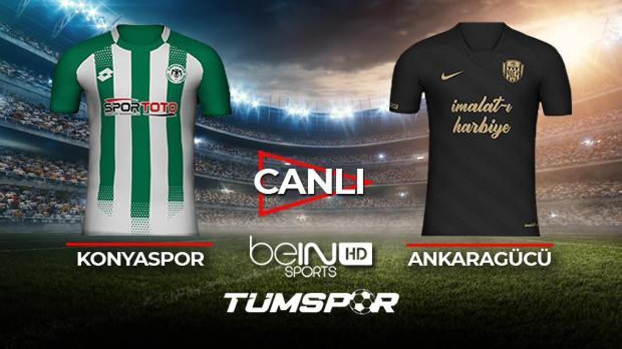 Konyaspor Ankaragücü maçı canlı izle! BeIN Sports Konya Ankara maçı canlı skor takip!