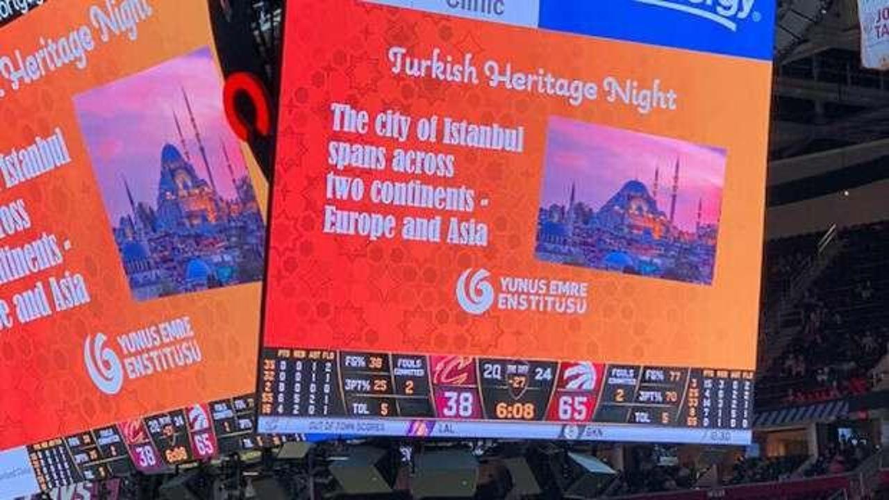 NBA maçında Türk gecesi!
