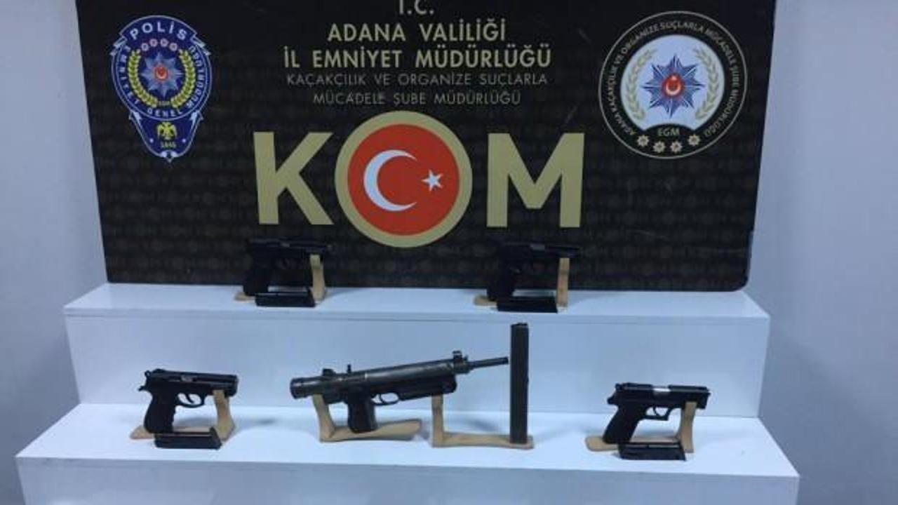 Adana'da silah kaçakçılığı operasyonunda 20 şüpheli gözaltına alındı