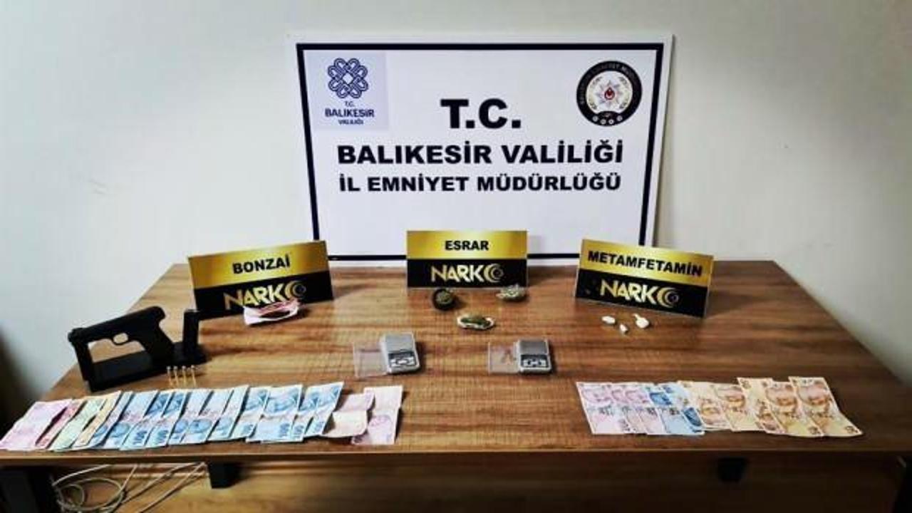 Balıkesir'de narkotik operasyonu: Son 1 haftada 77 gözaltı
