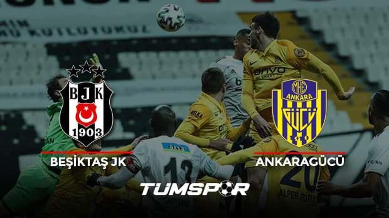Beşiktaş Ankaragücü maçının geniş özeti ve golleri (BeIN Sports) Kara Kartal kanatlanamadı! 