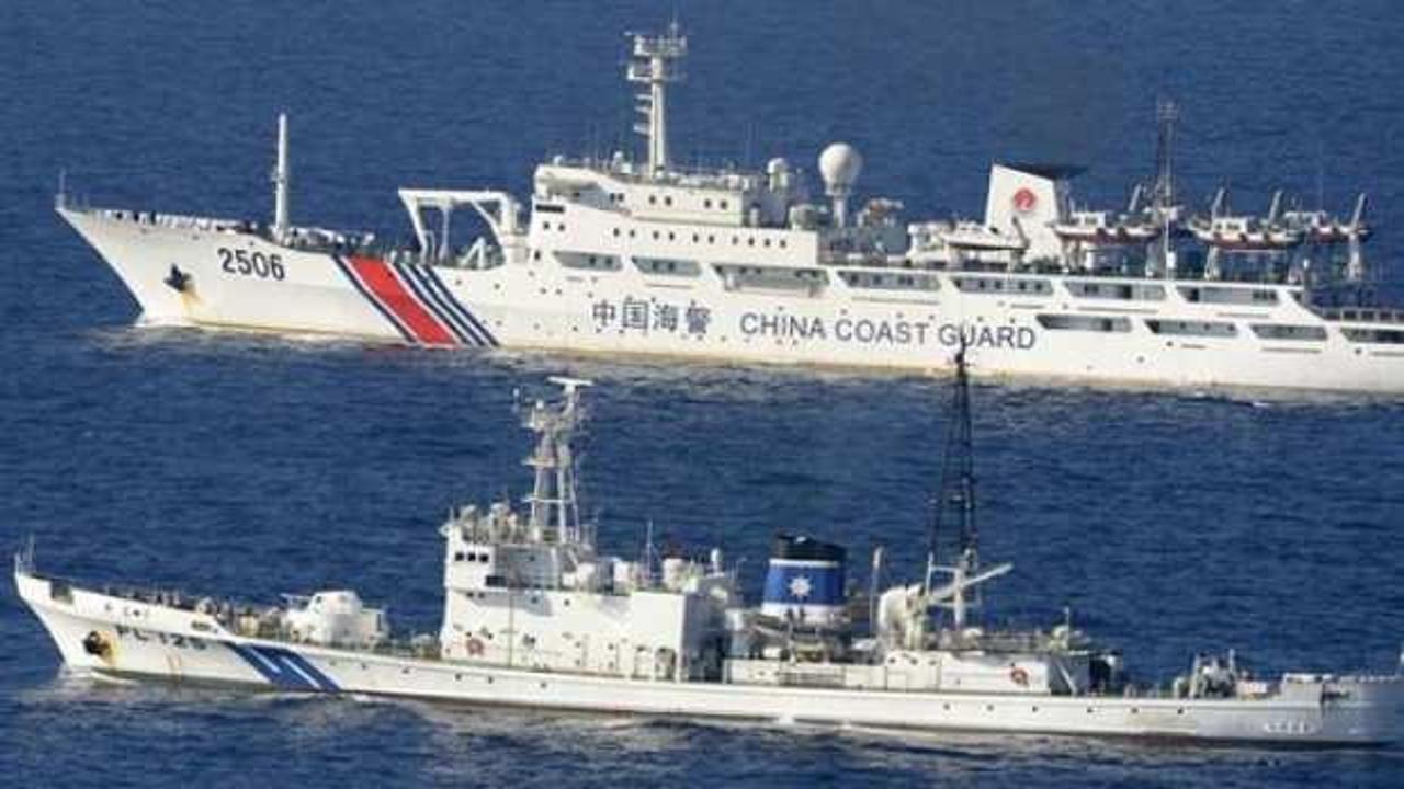 Çin'e ait iki gemi Doğu Çin Denizi'nde Japonya kara sularına girdi
